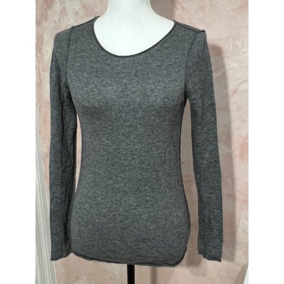 zadig and voltaire wool /cashmere sweater back printed "HAPPINESS"Women size xxs - Picture 1 of 10